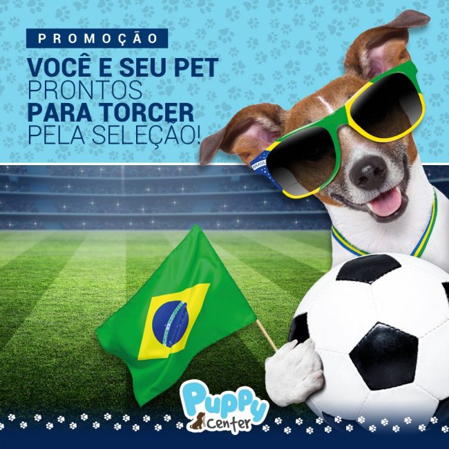 PUPPY CENTER NA COPA DO MUNDO – REDES SOCIAISL